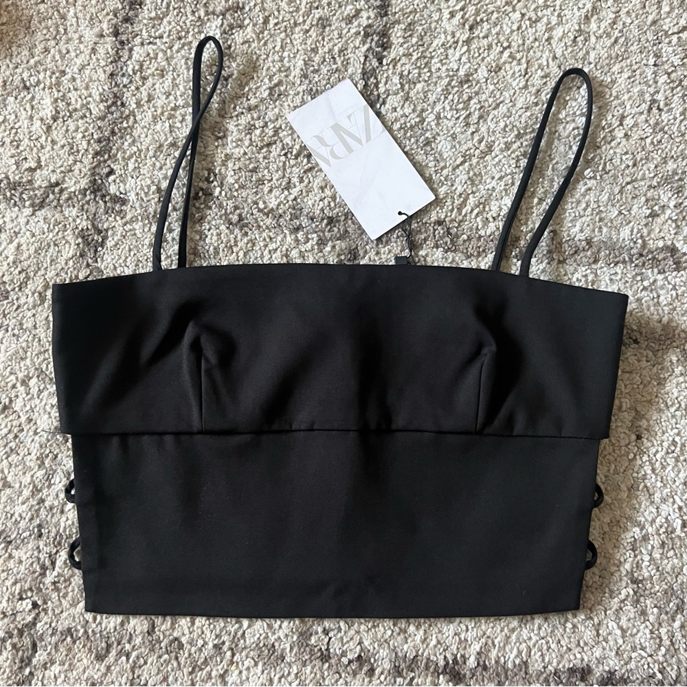 Zara Side Cuttout Top NWT
